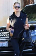 ASHLEY BENSON Heading to a Hair Salon in West Hollywood 09/29/2017