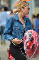 ASHLEY BENSON Out and About in New York 09/15/2017