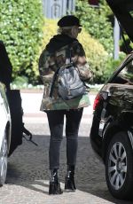 ASHLEY BENSON Out for Cappuccino in Milan 09/20/2017