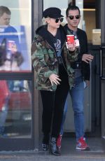 ASHLEY BENSON Out for Cappuccino in Milan 09/20/2017