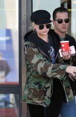 ASHLEY BENSON Out for Cappuccino in Milan 09/20/2017
