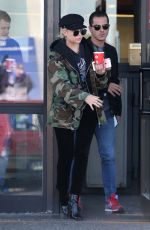 ASHLEY BENSON Out for Cappuccino in Milan 09/20/2017
