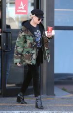 ASHLEY BENSON Out for Cappuccino in Milan 09/20/2017