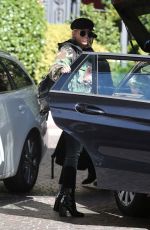ASHLEY BENSON Out for Cappuccino in Milan 09/20/2017