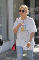 ASHLEY BENSON Out for Lunch in Beverly Hills 09/28/2017