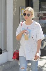 ASHLEY BENSON Out for Lunch in Beverly Hills 09/28/2017