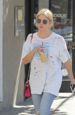 ASHLEY BENSON Out for Lunch in Beverly Hills 09/28/2017