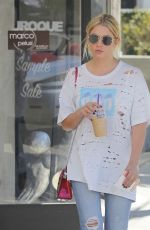 ASHLEY BENSON Out for Lunch in Beverly Hills 09/28/2017
