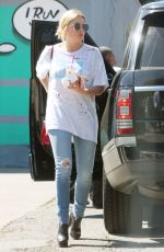 ASHLEY BENSON Out for Lunch in Beverly Hills 09/28/2017