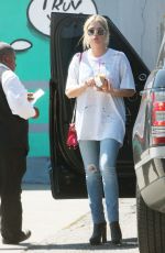 ASHLEY BENSON Out for Lunch in Beverly Hills 09/28/2017