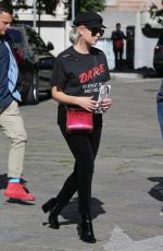 ASHLEY BENSON Out in Milan 09/20/2017