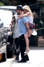 ASHLEY GREENE and Paul Khoury Out for Lunch in Studio City 09/04/2017