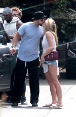 ASHLEY GREENE and Paul Khoury Out for Lunch in Studio City 09/04/2017