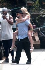 ASHLEY GREENE and Paul Khoury Out for Lunch in Studio City 09/04/2017