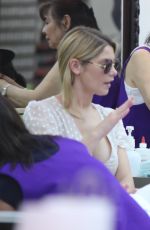 ASHLEY GREENE at a Nail Design in Los Angeles 09/06/2017