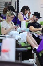 ASHLEY GREENE at a Nail Design in Los Angeles 09/06/2017