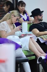 ASHLEY GREENE at a Nail Design in Los Angeles 09/06/2017