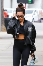 ASHLEY TISDALE Heading to a Gym in Studio City 09/19/2017