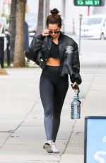 ASHLEY TISDALE Heading to a Gym in Studio City 09/19/2017