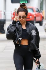 ASHLEY TISDALE Heading to a Gym in Studio City 09/19/2017