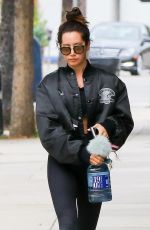 ASHLEY TISDALE Heading to a Gym in Studio City 09/19/2017