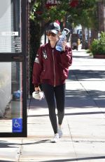 ASHLEY TISDALE Heading to a Gym in Studio City 09/27/2017