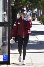 ASHLEY TISDALE Heading to a Gym in Studio City 09/27/2017