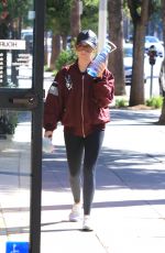 ASHLEY TISDALE Heading to a Gym in Studio City 09/27/2017
