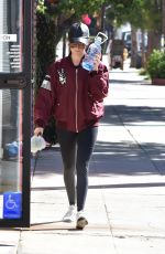 ASHLEY TISDALE Heading to a Gym in Studio City 09/27/2017