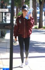 ASHLEY TISDALE Heading to a Gym in Studio City 09/27/2017