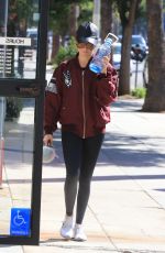 ASHLEY TISDALE Heading to a Gym in Studio City 09/27/2017