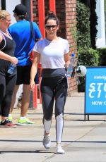 ASHLEY TISDALE Leaves a Gym in Studio City 09/05/2017