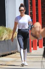 ASHLEY TISDALE Leaves a Gym in Studio City 09/05/2017