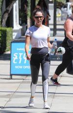 ASHLEY TISDALE Leaves a Gym in Studio City 09/05/2017