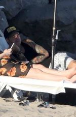 AVRIL LAVIGNE at a Beach in Malibu 09/24/2017