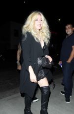 AVRIL LAVIGNE Celebrates Her Birthday at Tao in West Hollywood 09/27/2017