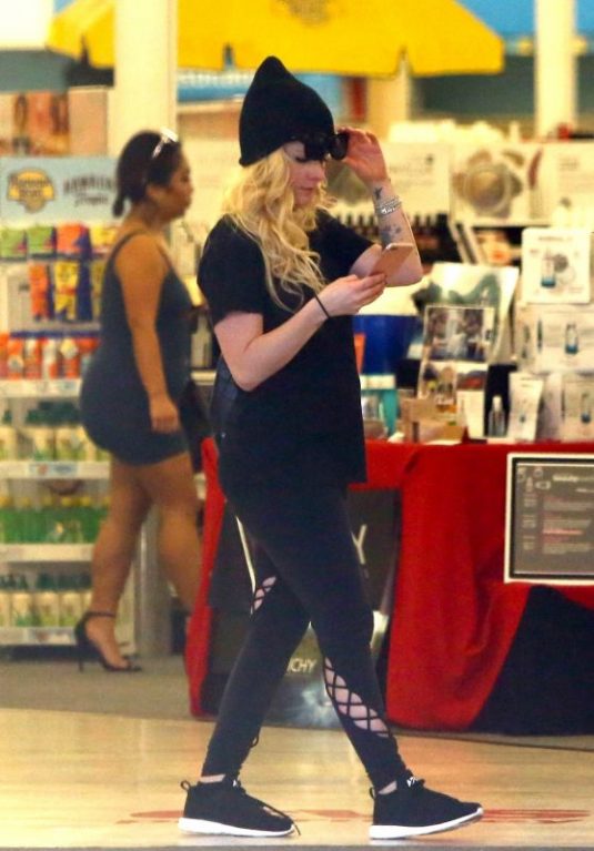 AVRIL LAVIGNE Out Shopping in Malibu 09/24/2017