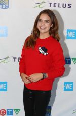 BAILEE MADISON at We Day in Toronto 09/28/2017