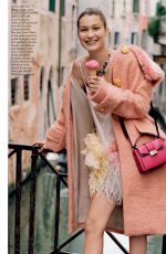 BALLA HADID in Elle Magazine, Italia October 2017
