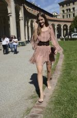 BARBARA PALVIN Out and About in Milan 09/20/2017