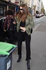 BARBARA PALVIN Out and About in Paris 09/27/2017