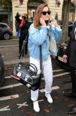 BARBARA PALVIN Out and About in Paris 09/28/2017