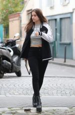 BARBARA PALVIN Out and About in Paris 09/29/2017