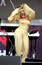 BEBE REXHA Performs at Global Citizen Festival in New York 09/23/2017