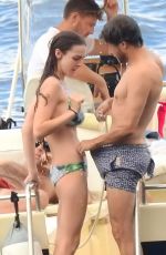 BEE SHAFFER in Bikini at a Boat in Portofino 08/31/2017