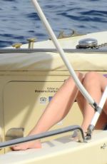BEE SHAFFER in Bikini at a Boat in Portofino 08/31/2017
