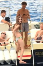 BEE SHAFFER in Bikini at a Boat in Portofino 08/31/2017