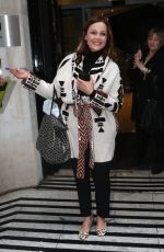 BELINDA CARLISLE Leaves Wogan House in London 09/29/2017