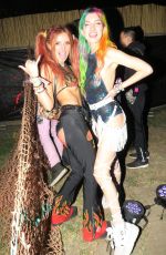 BELLA and DANI THORNE at Nocturnal Wonderland Festival in San Bernardino 09/15/2017