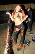 BELLA and DANI THORNE at Nocturnal Wonderland Festival in San Bernardino 09/15/2017